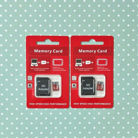 2 Pack - 1 TB Micro SD Memory Card with Adapter, Universal Memory Card Compatible with Mobile Phone, Tablet, Drone, GPS, Pads, Camera